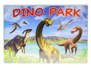 Obrázek z Společenská hra logická Dino Park 3v1 v krabičce 